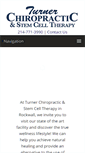 Mobile Screenshot of drturnerchiro.com